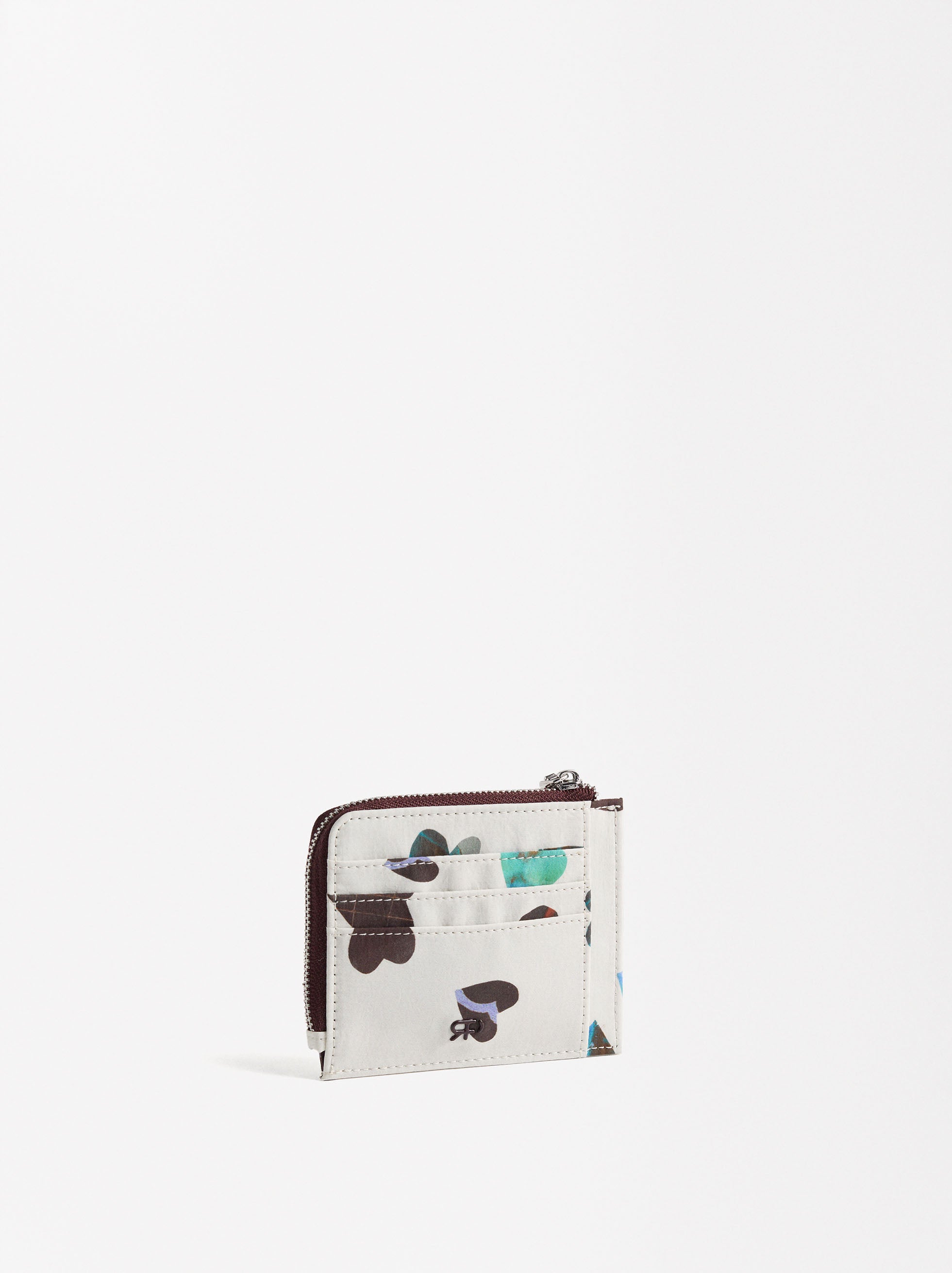 Tarjetero De Nylon Estampado