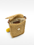 Bolso Para Móvil Efecto Rafia