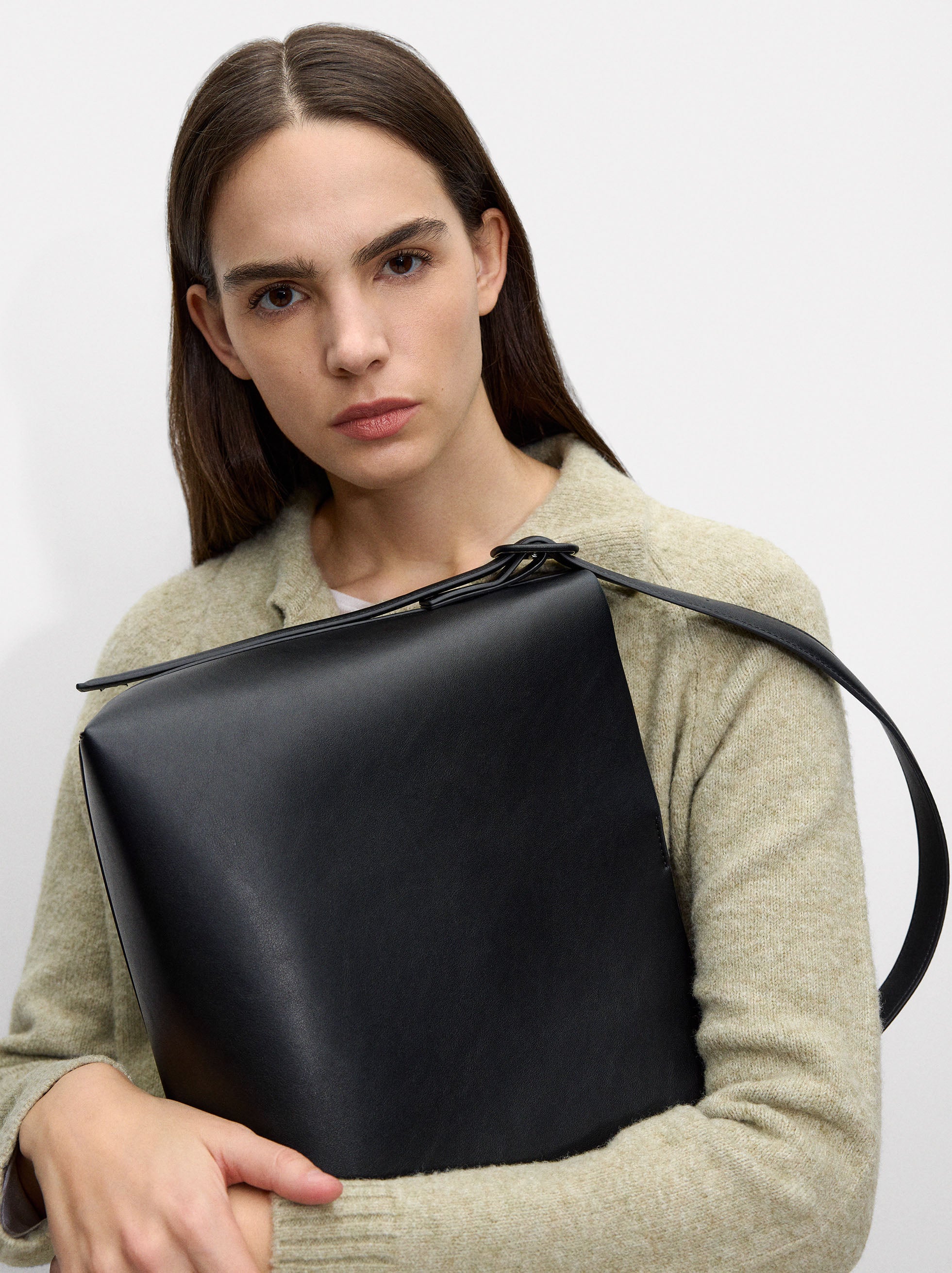 Cartera De Hombro Con Bolsa Removible
