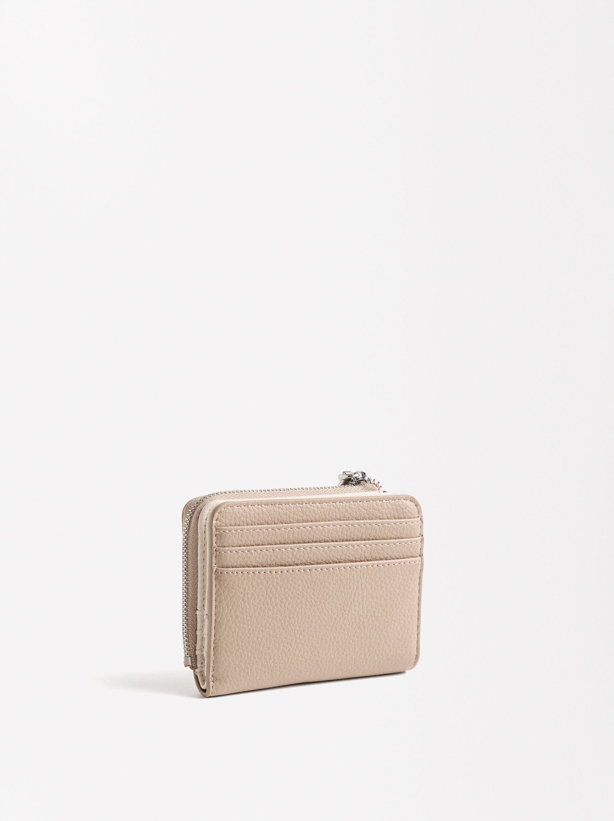 Cartera Bicolor Con Textura