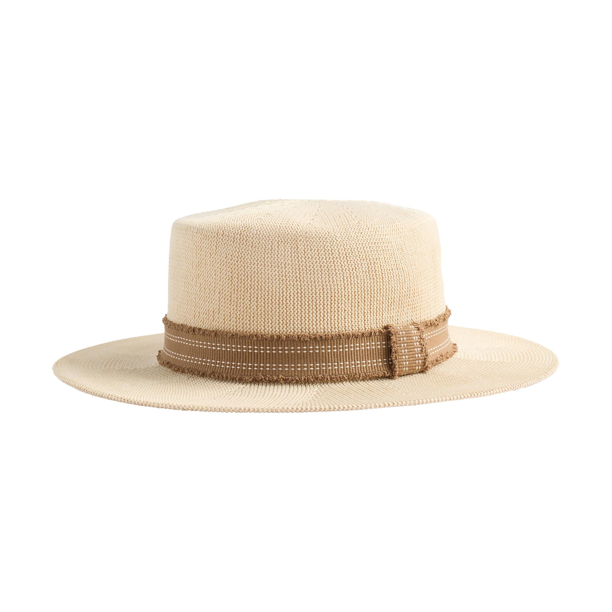 Sombrero De Punto Con Detalle De Cinta