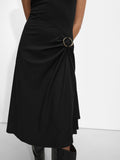 Vestido Midi Drapeado