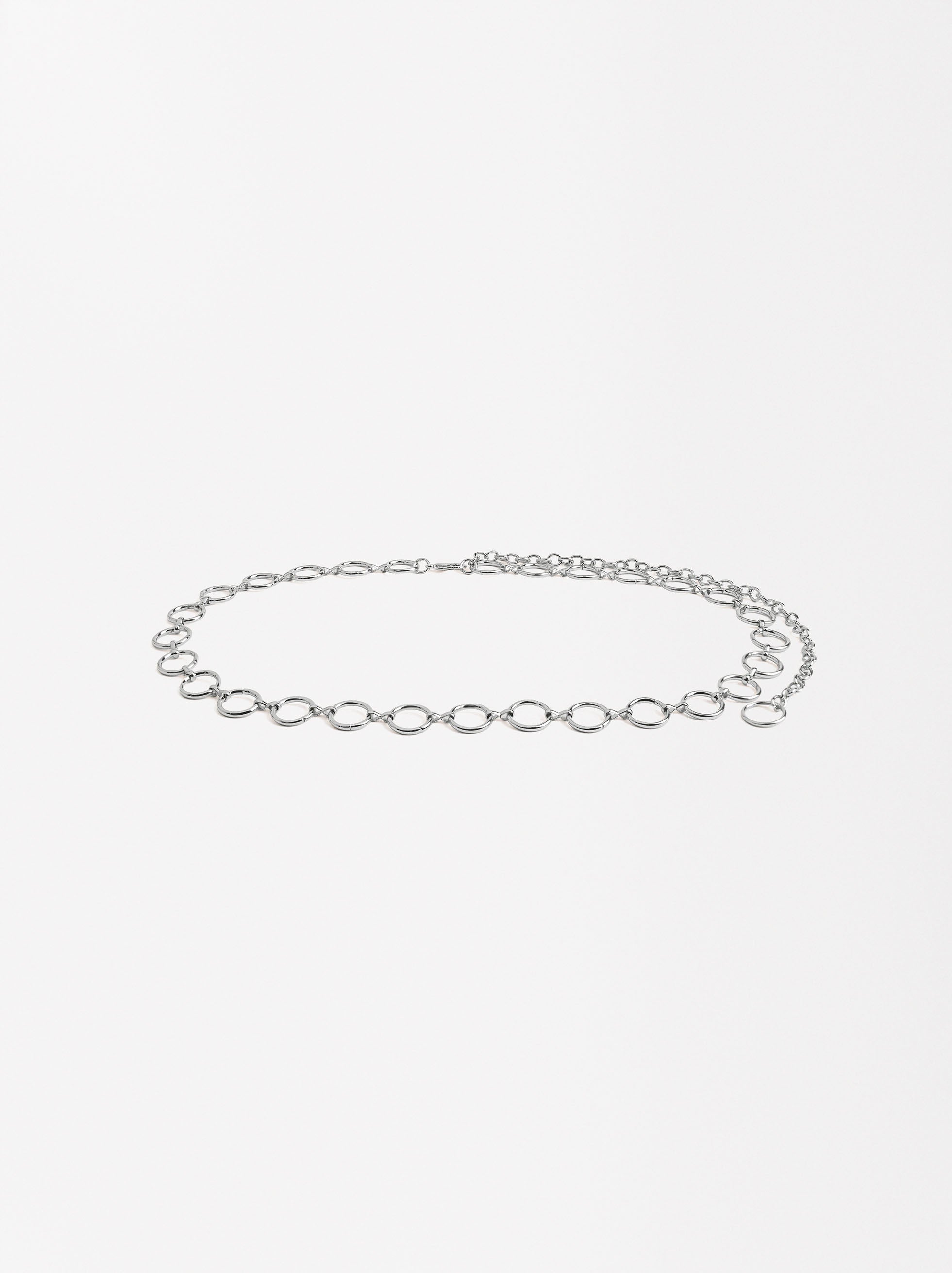 Cinturón De Cadena Con Aretes