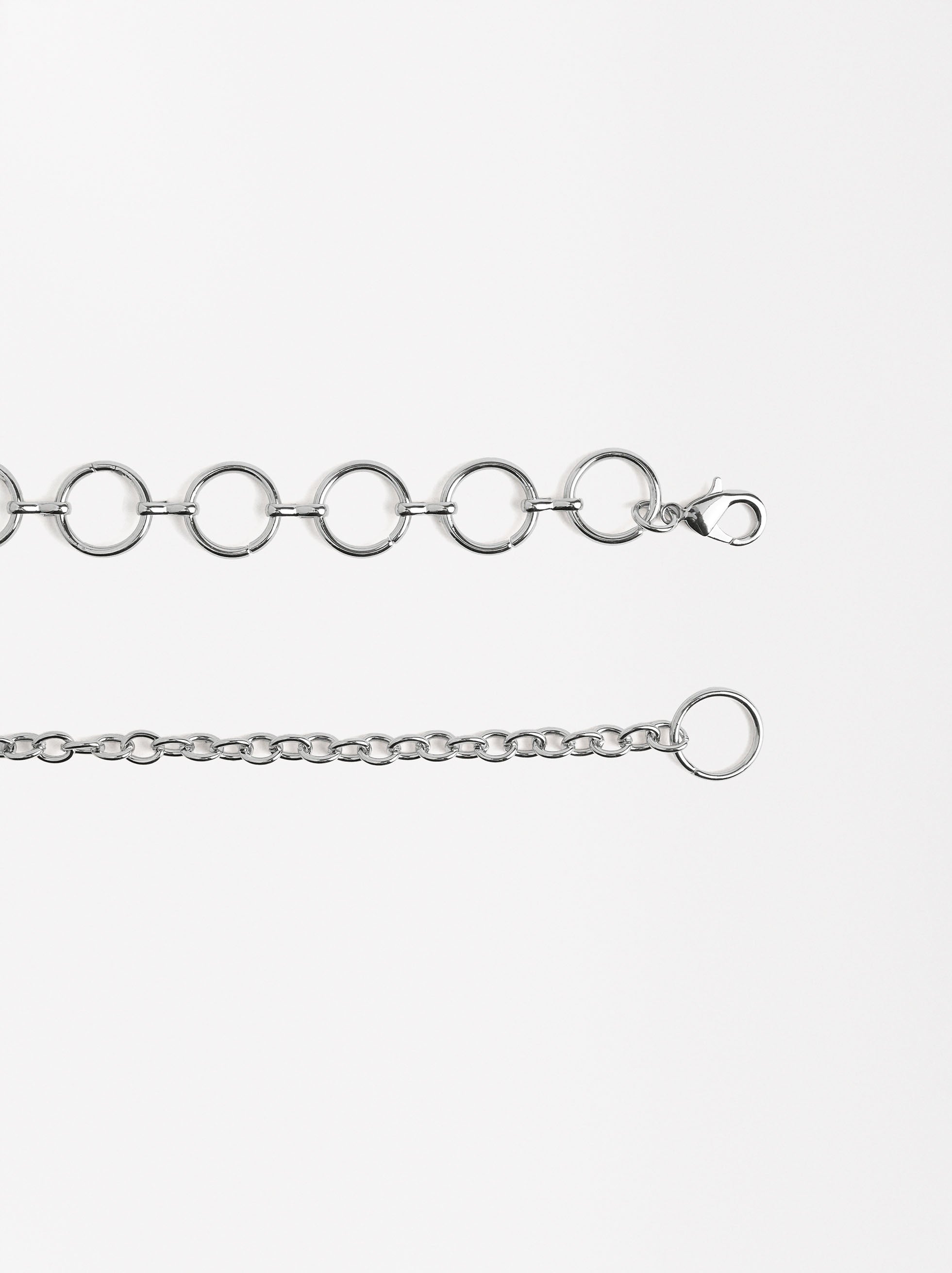 Cinturón De Cadena Con Aretes