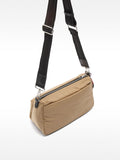Cartera Bandolera De Nylon Con Bolsillo Exterior