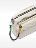 Cartera Bandolera De Nylon Con Bolsillo Exterior