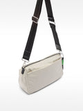 Cartera Bandolera De Nylon Con Bolsillo Exterior