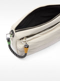 Cartera Bandolera De Nylon Con Bolsillo Exterior