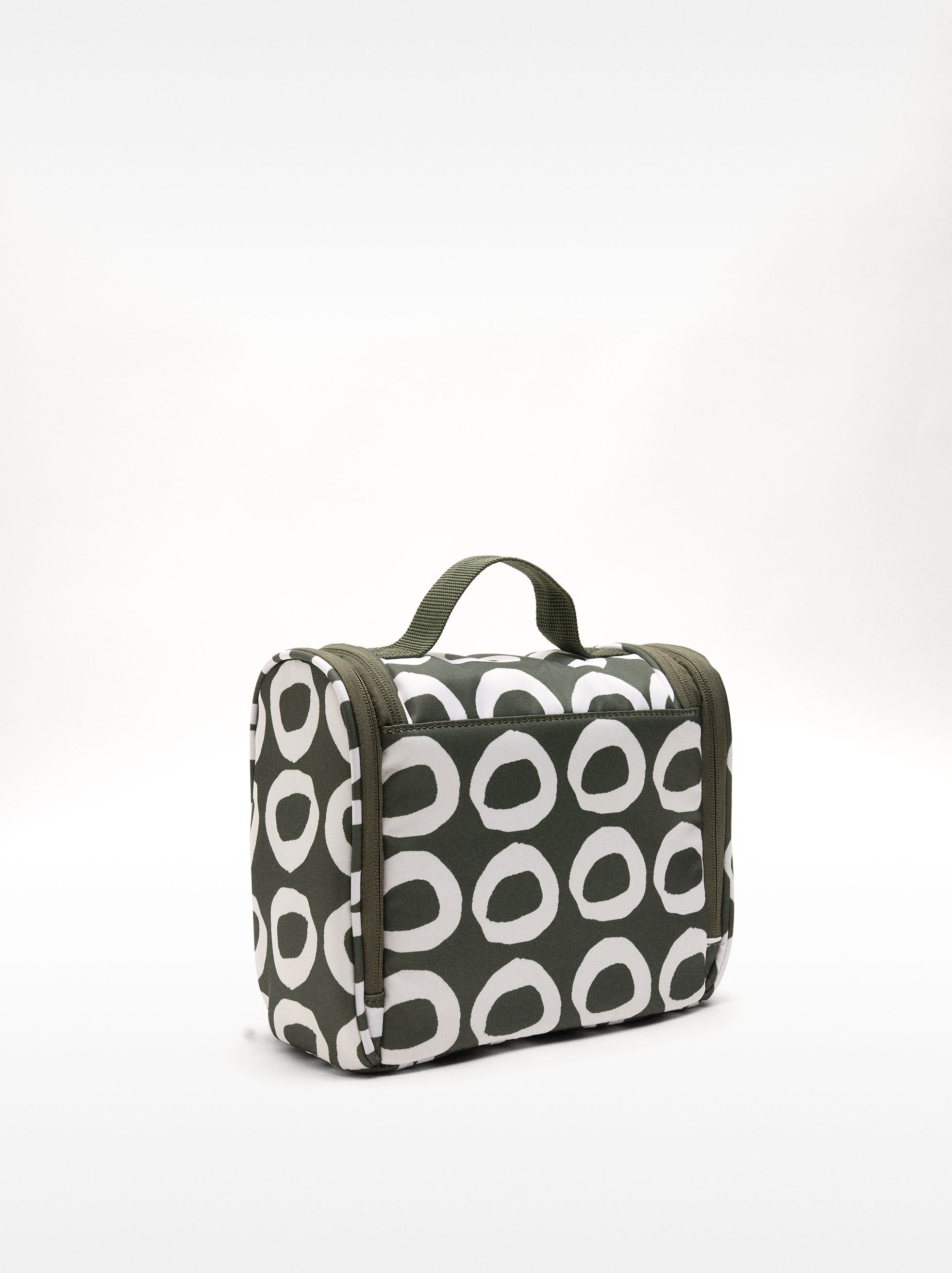 Neceser De Nylon Estampado