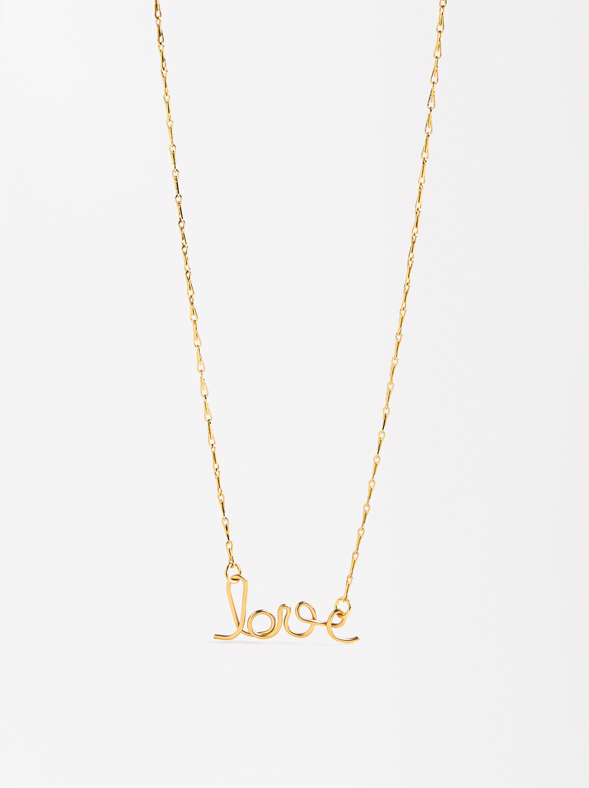 Collar Fino Love - Acero Inoxidable