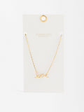 Collar Fino Love - Acero Inoxidable