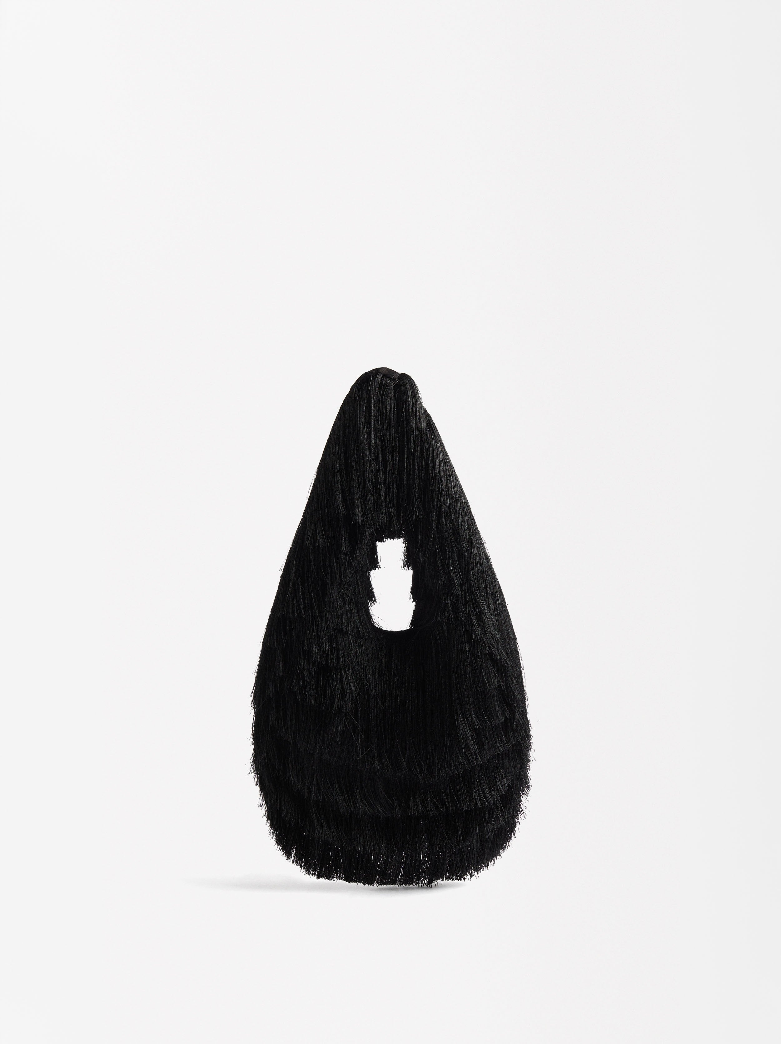 Bolso De Hombro Efecto Pelo