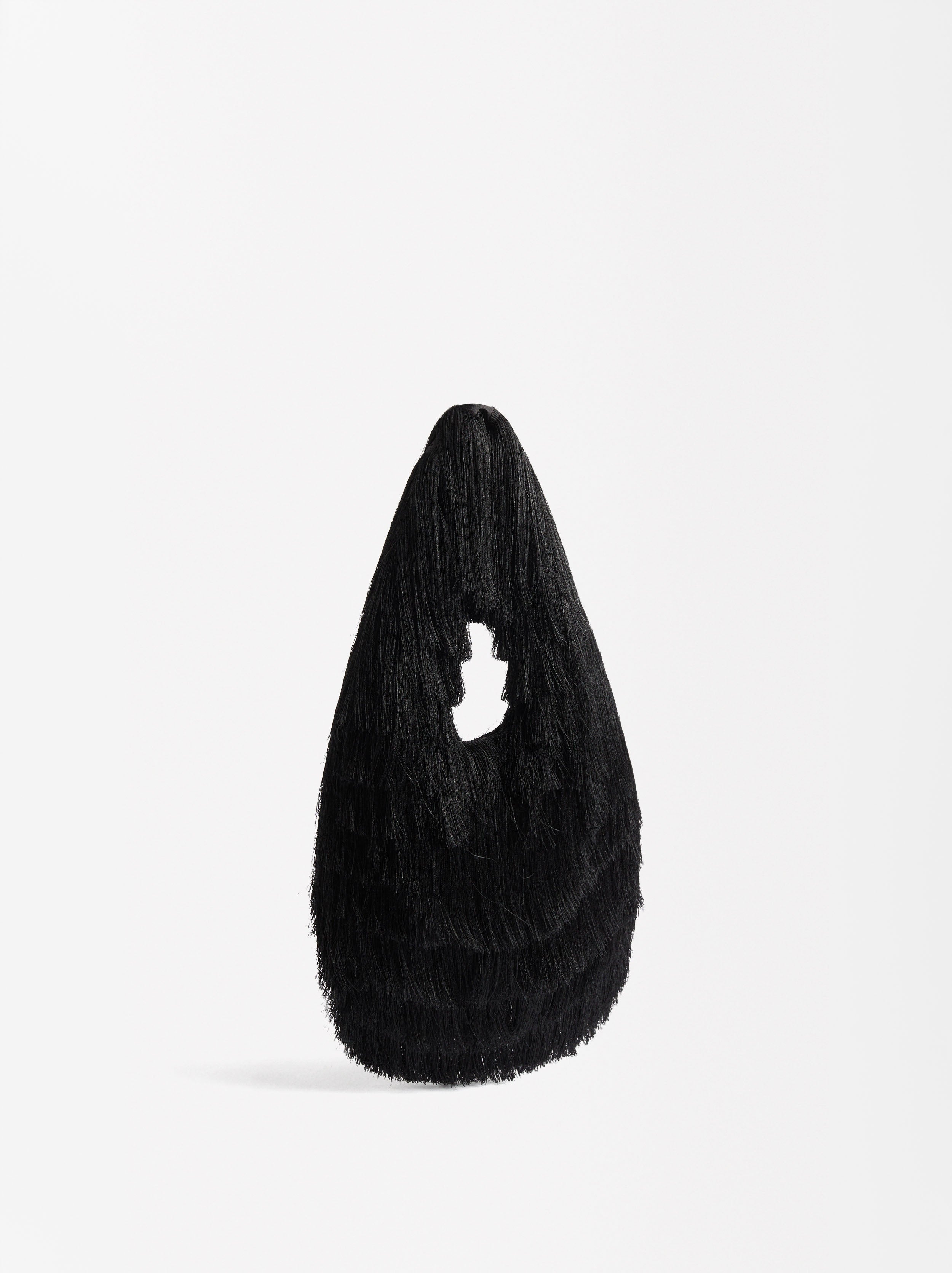 Bolso De Hombro Efecto Pelo