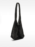 Cartera De Hombro De Rejilla Con Aplicaciones