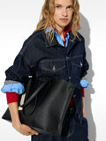 Cartera Shopper Con Colgante