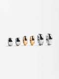 Set De Aretes Bicolor
