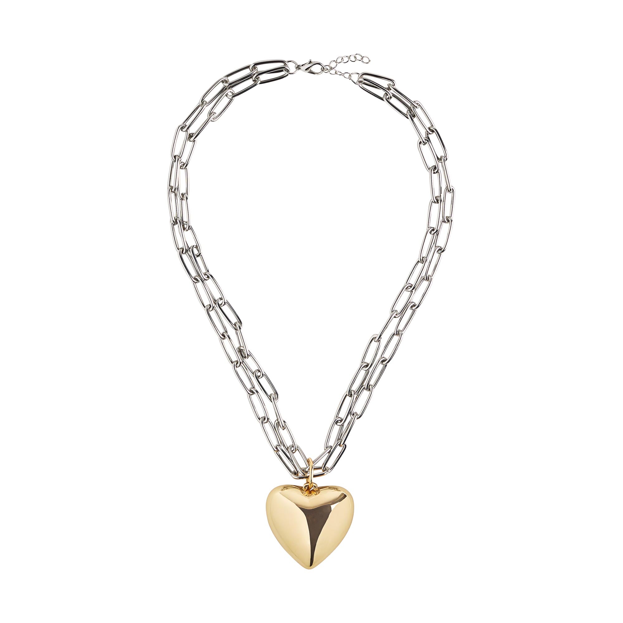 Collar Corto Con Corazón