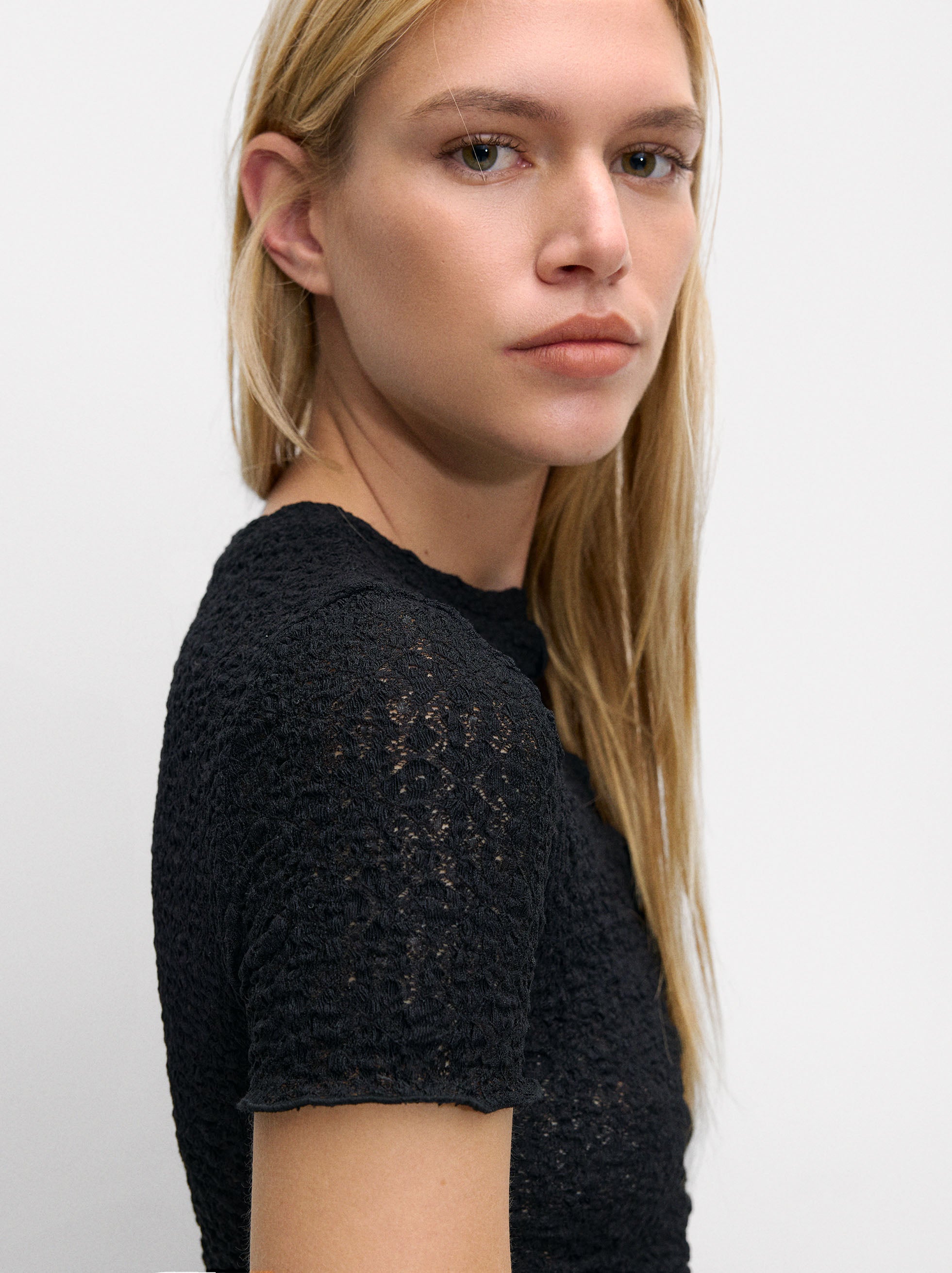 Camiseta Con Textura