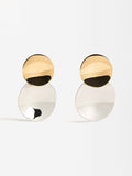 Aretes Redondos Bicolor
