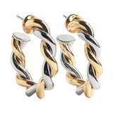Pendientes Cruzados Bicolor