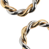 Pendientes Cruzados Bicolor
