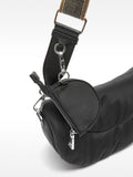 Cartera Bandolera De Nylon Con Colgante