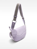 Cartera Bandolera De Nylon Con Colgante