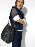 Cartera Bucket Plisado