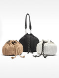 Cartera Bucket Plisado