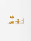 Aretes Corazón Con Circonitas - Plata De Ley 925