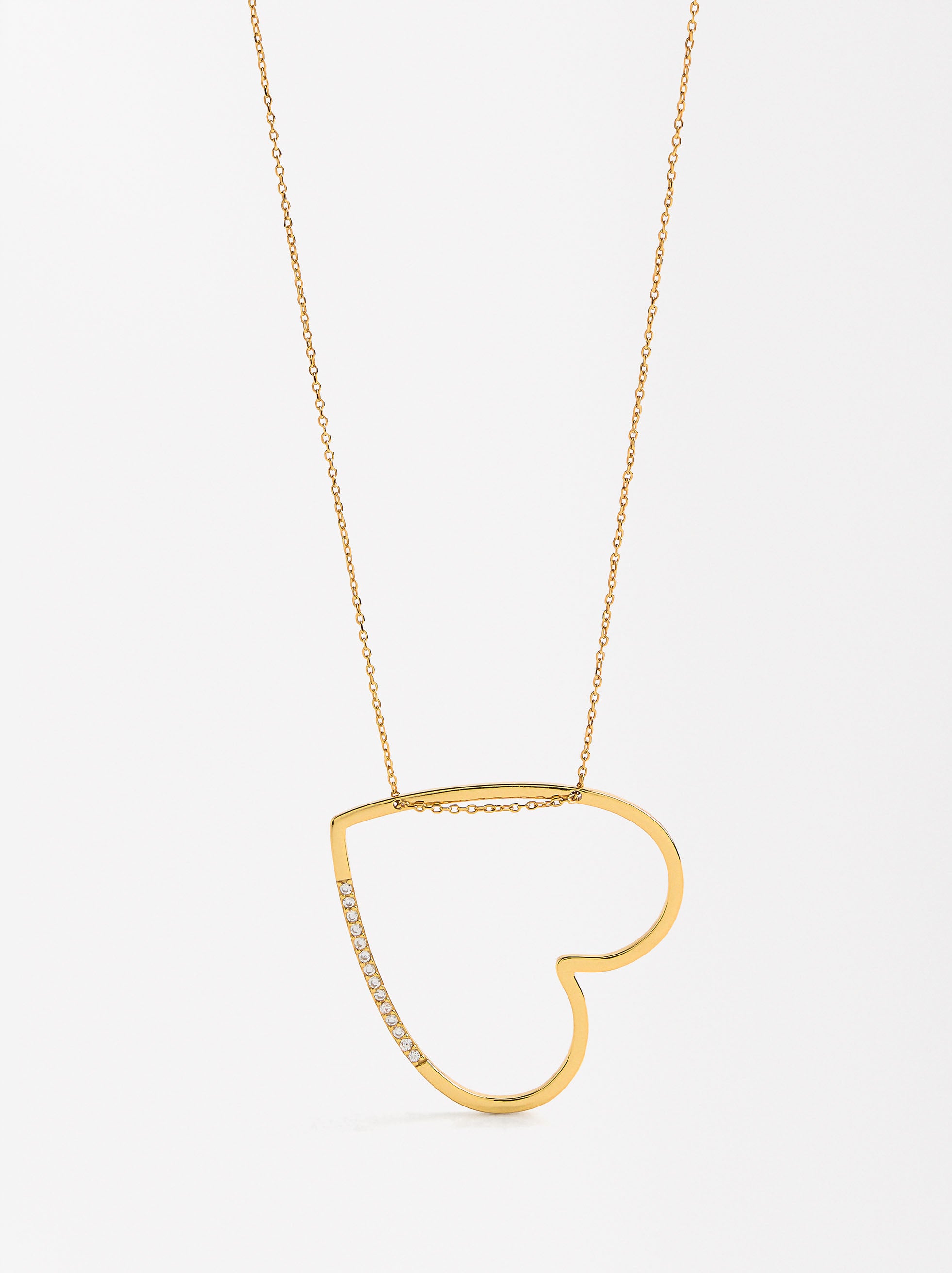 Collar Corto Corazón - Plata De Ley 925