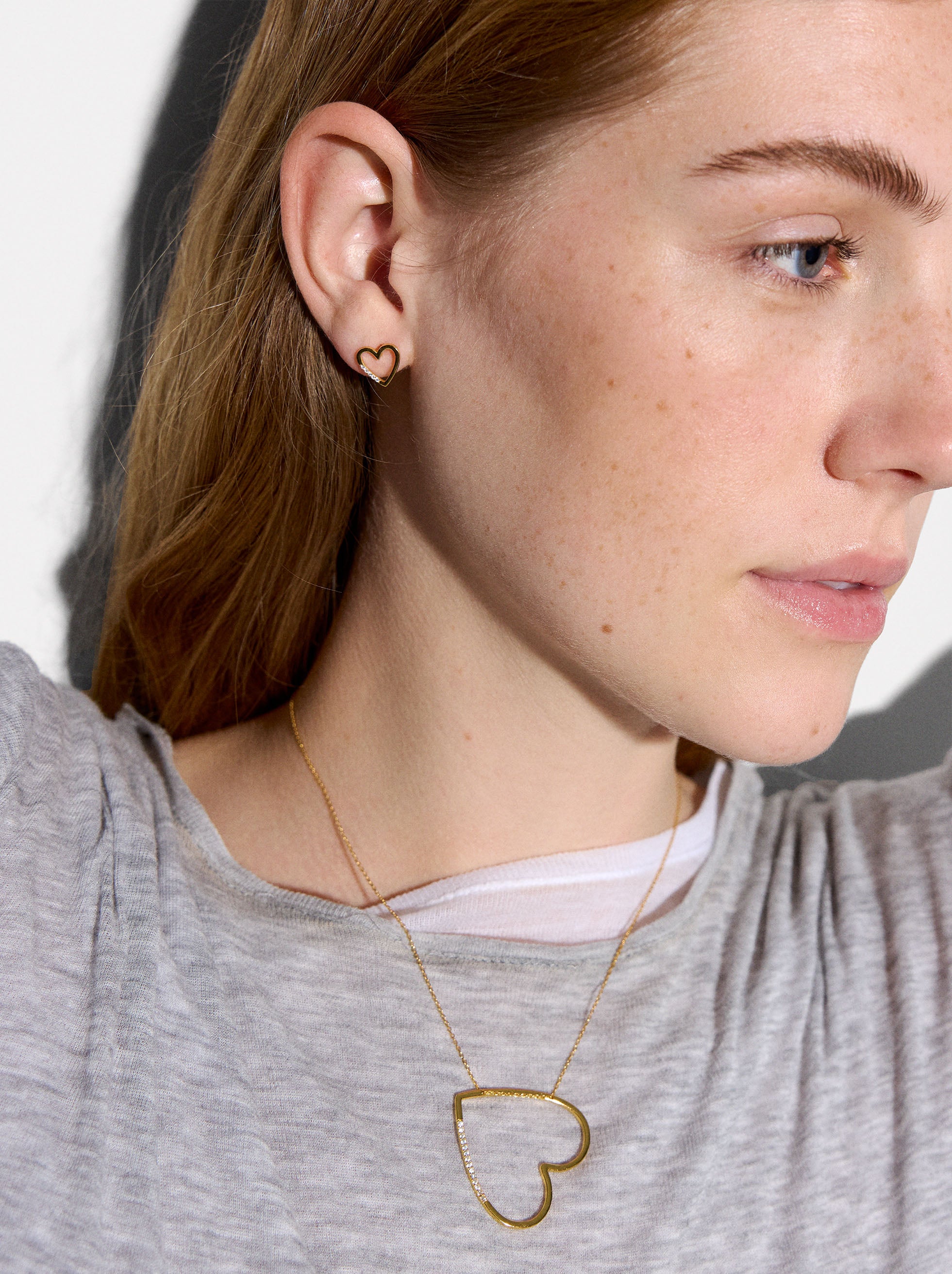 Collar Corto Corazón - Plata De Ley 925