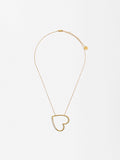 Collar Corto Corazón - Plata De Ley 925