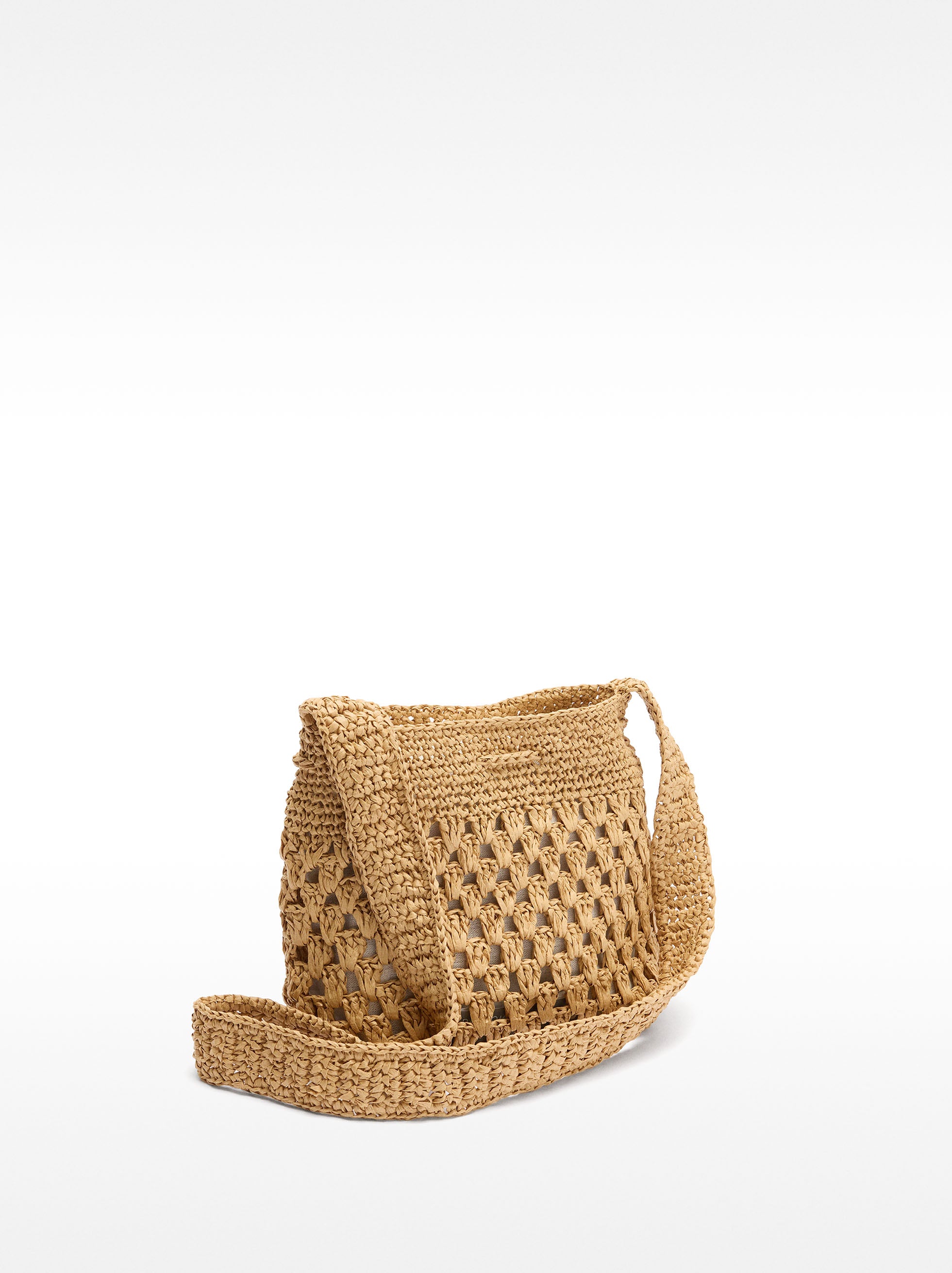 Bolso Bombonera Efecto Rafia