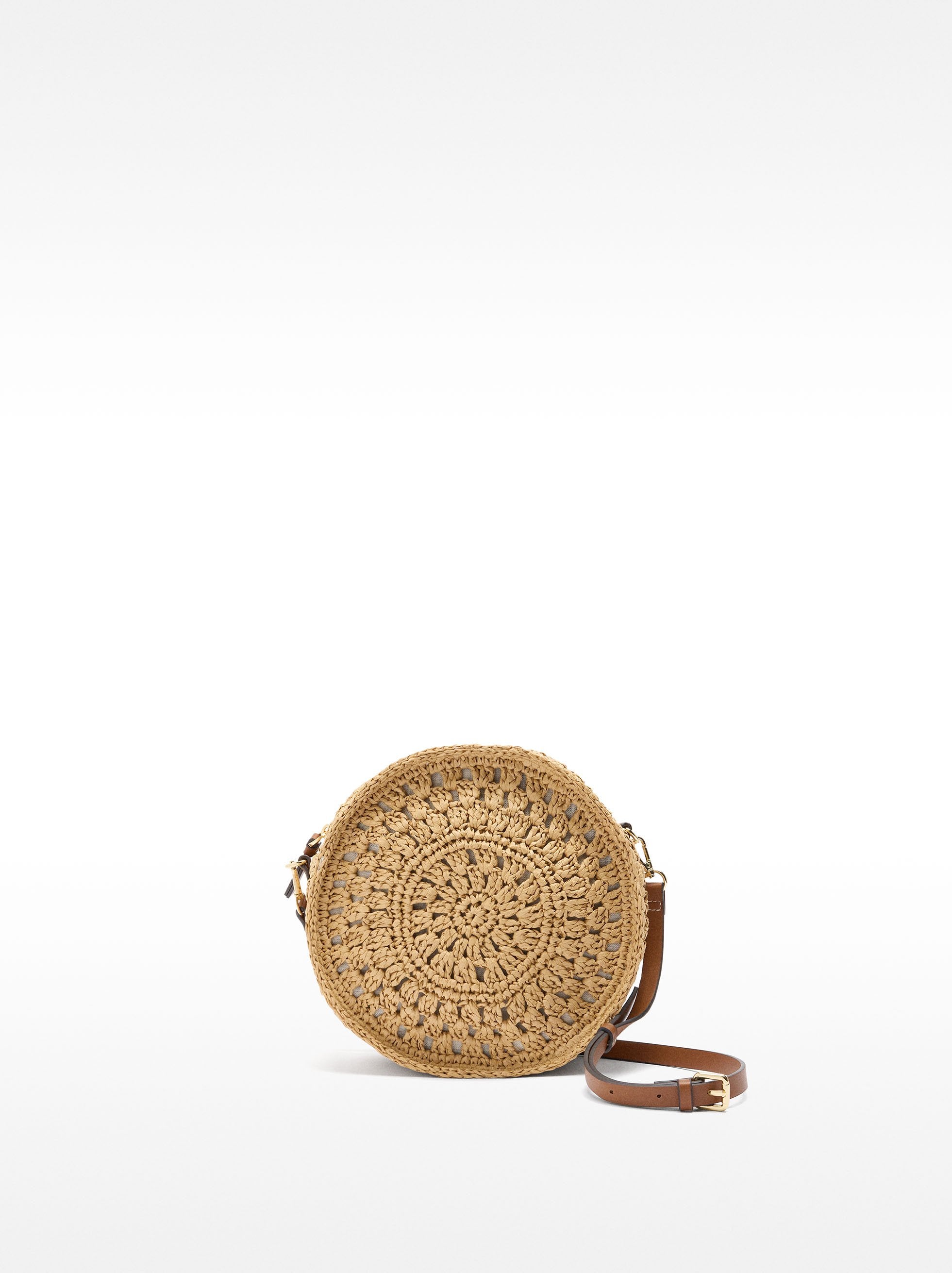 Bolso De Bandolera Efecto Rafia
