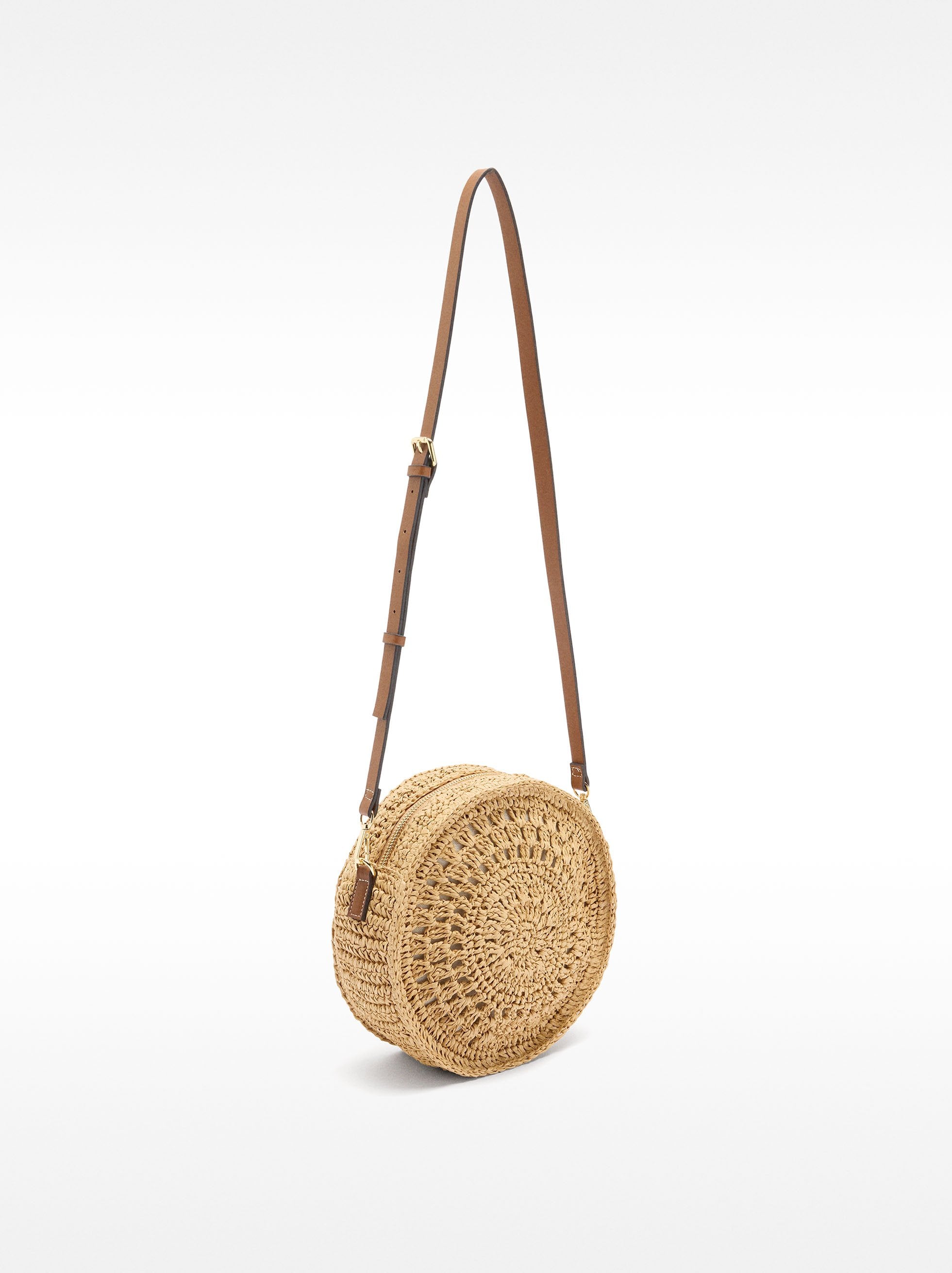 Bolso De Bandolera Efecto Rafia