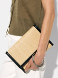 Cartera De Fiesta Efecto Rafia