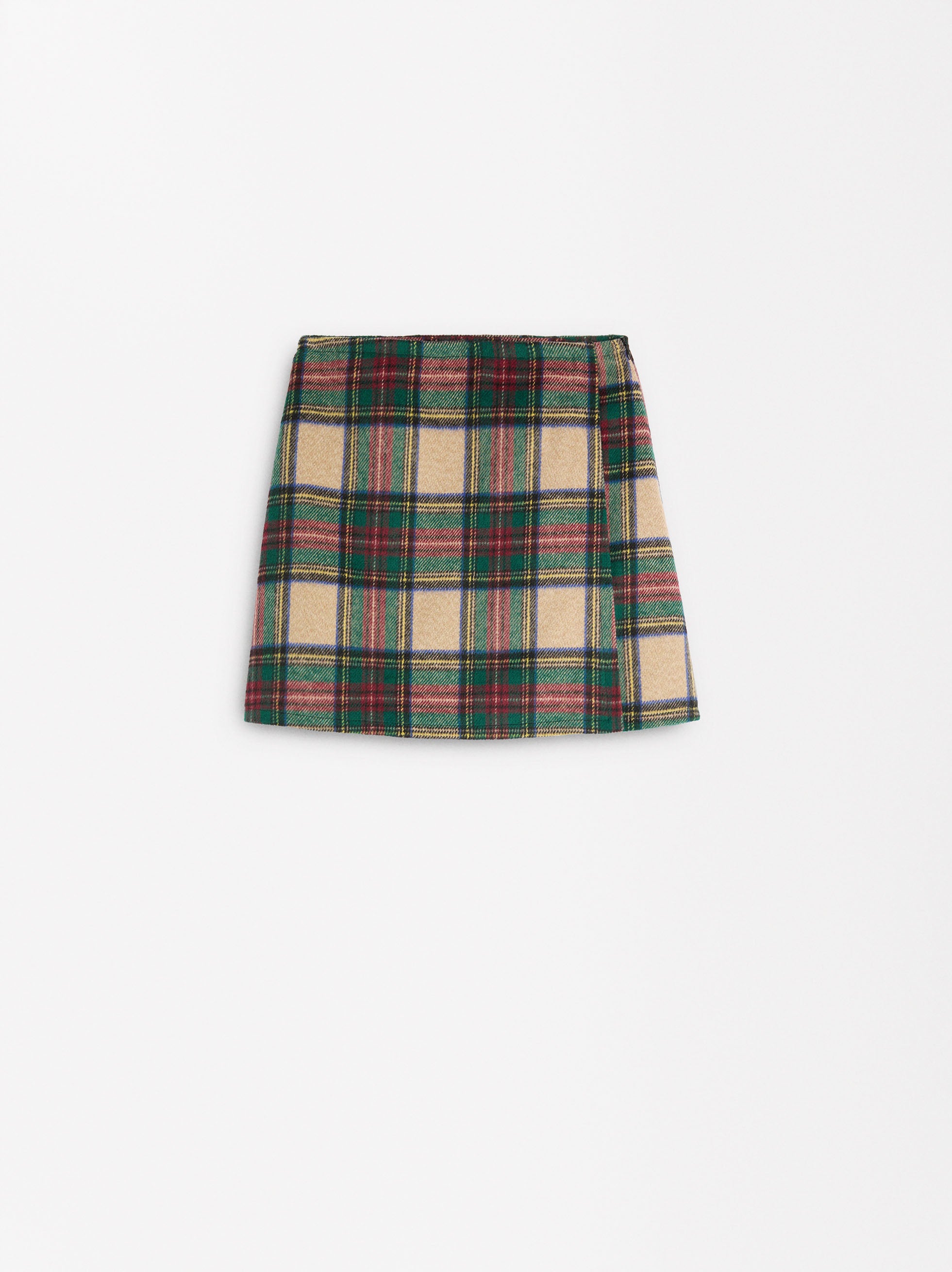 Falda Estampada A Cuadros