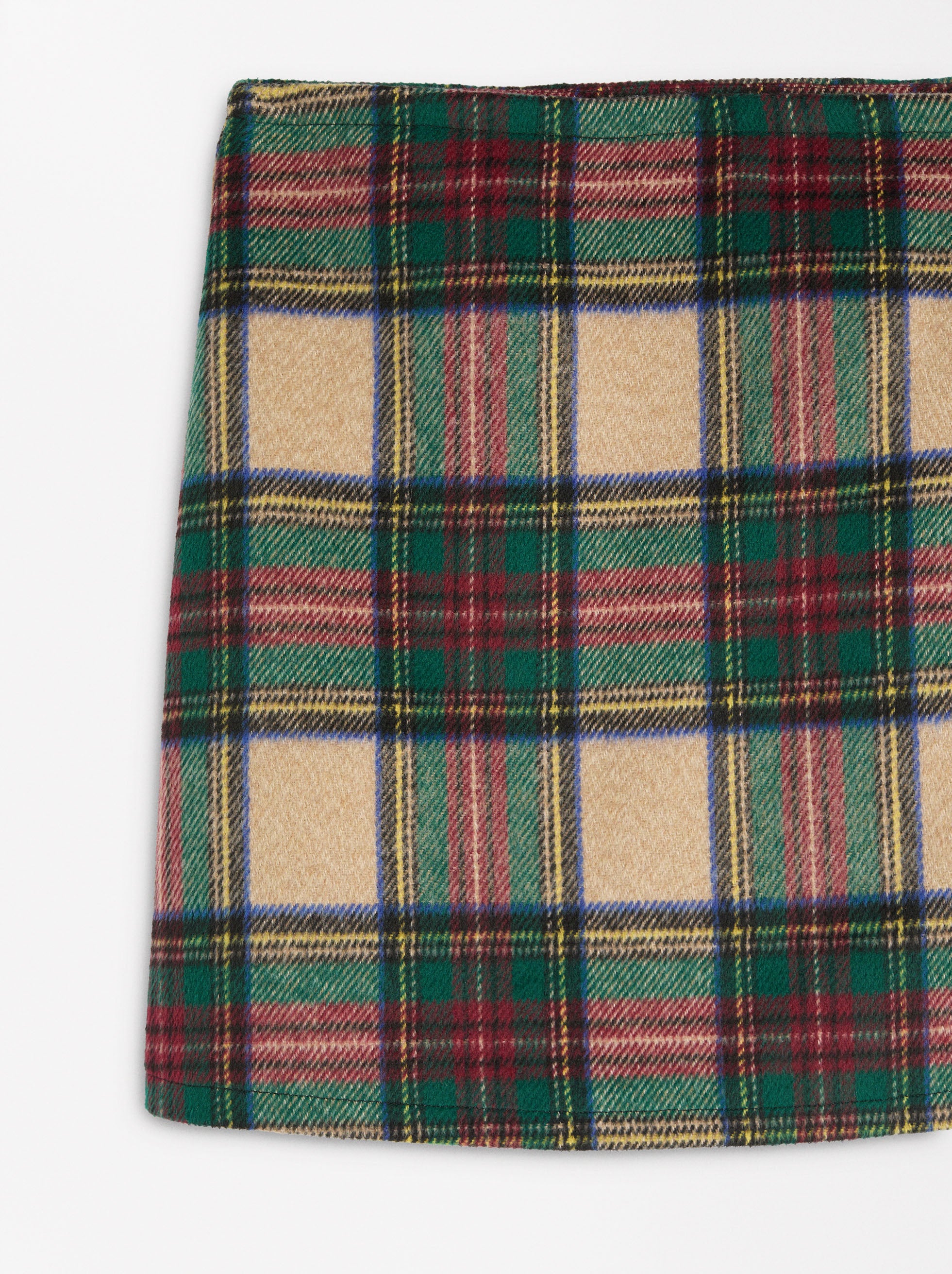 Falda Estampada A Cuadros