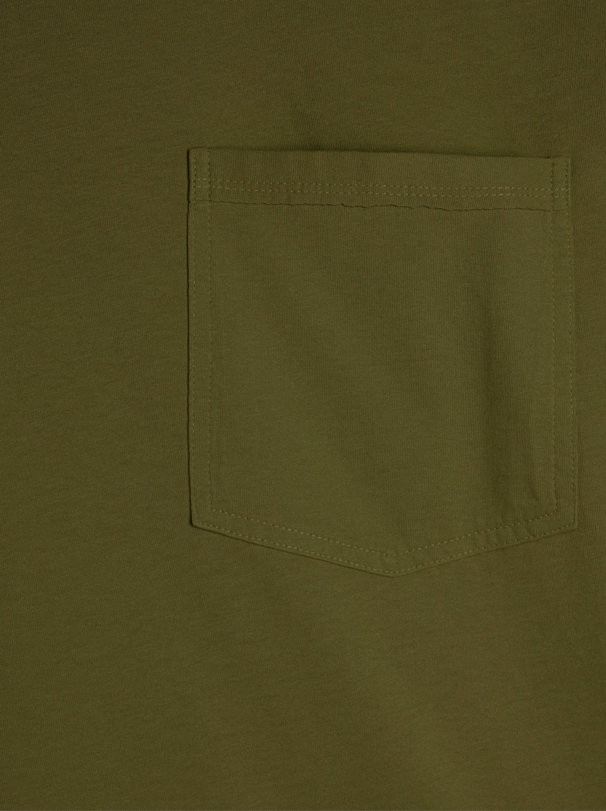 Camiseta Algodón Con Bolsillo