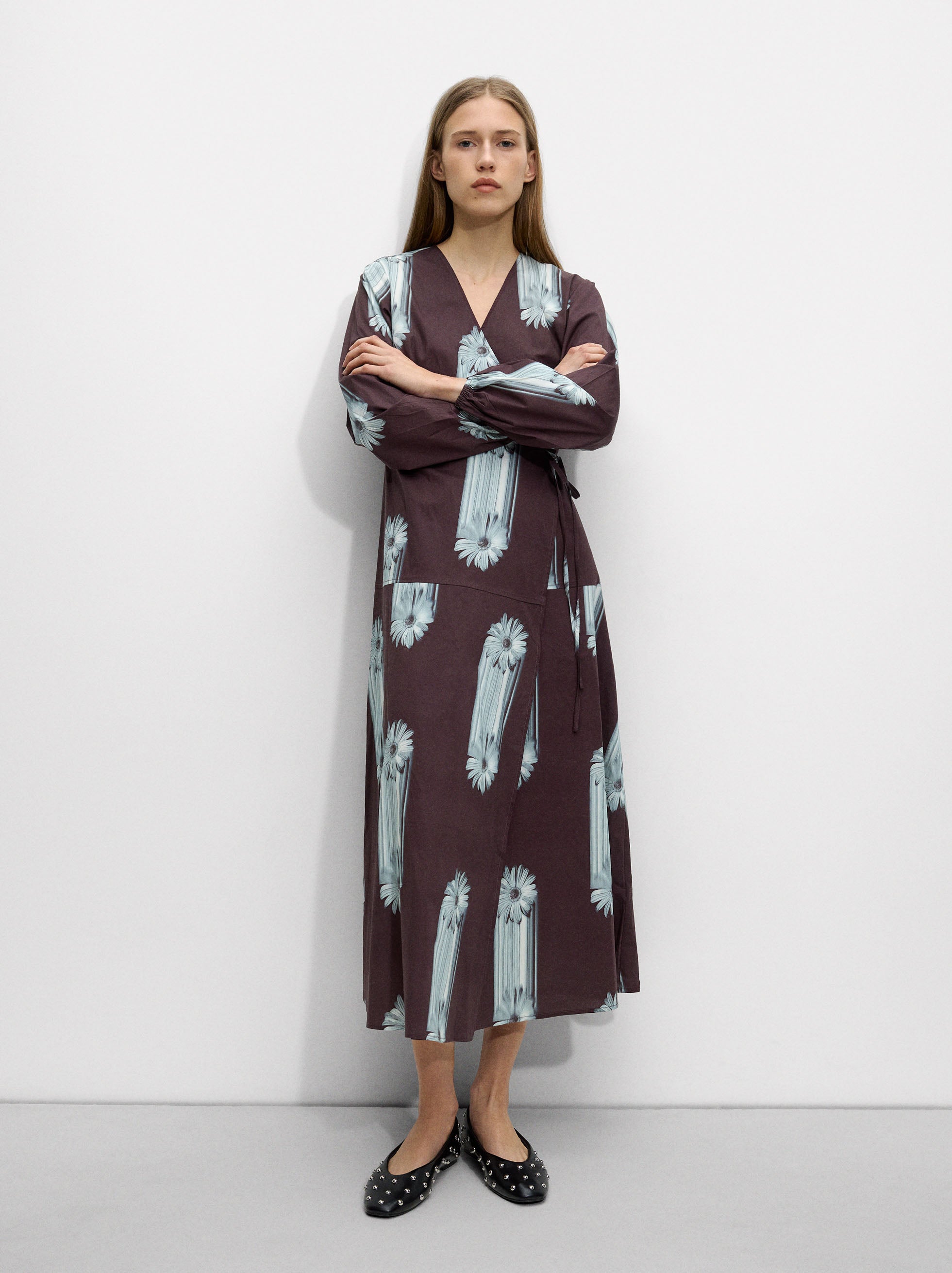 Vestido Algodón Estampado Floral