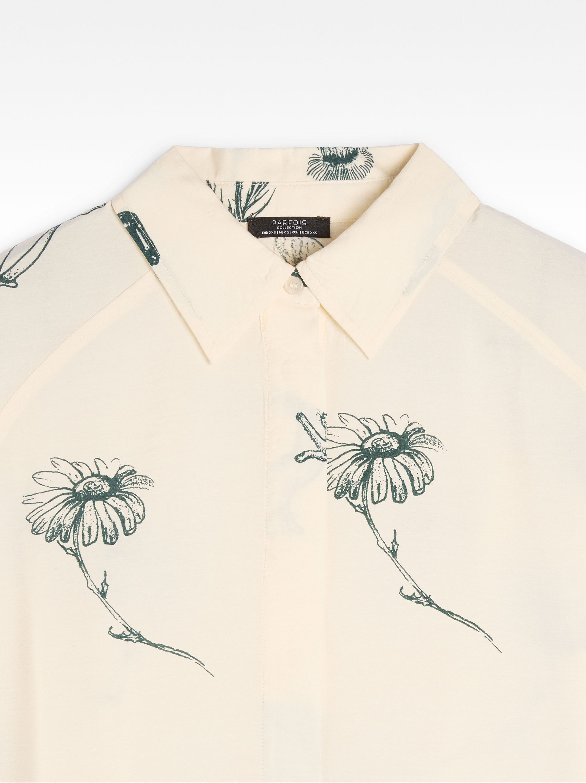 Camisa Estampada De Manga Larga