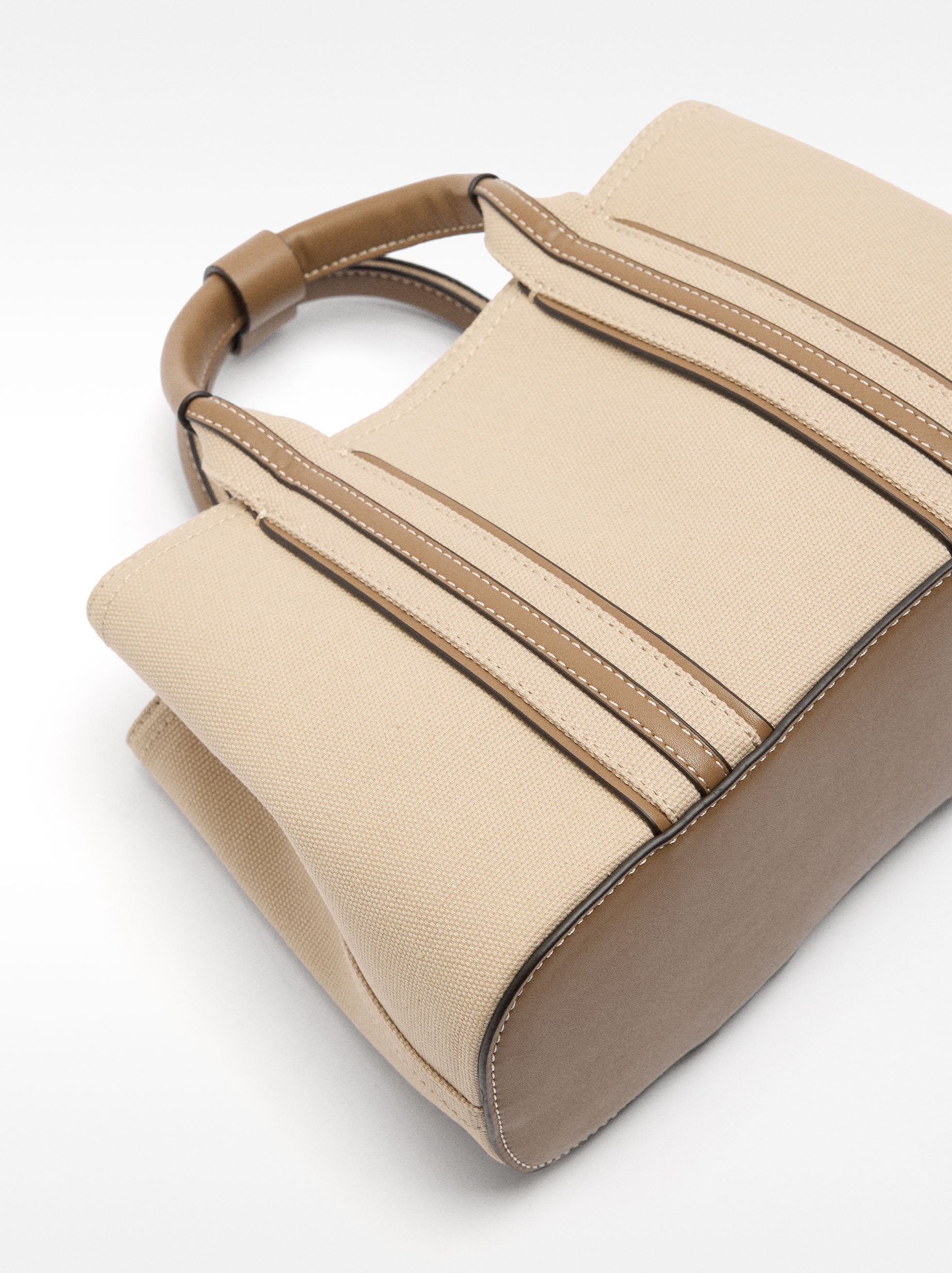 Cartera Tote De Canvas