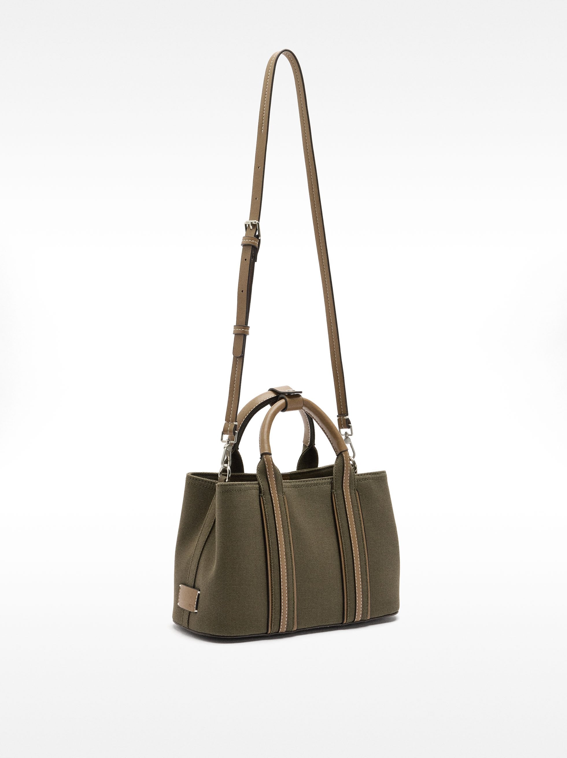 Cartera Tote De Canvas