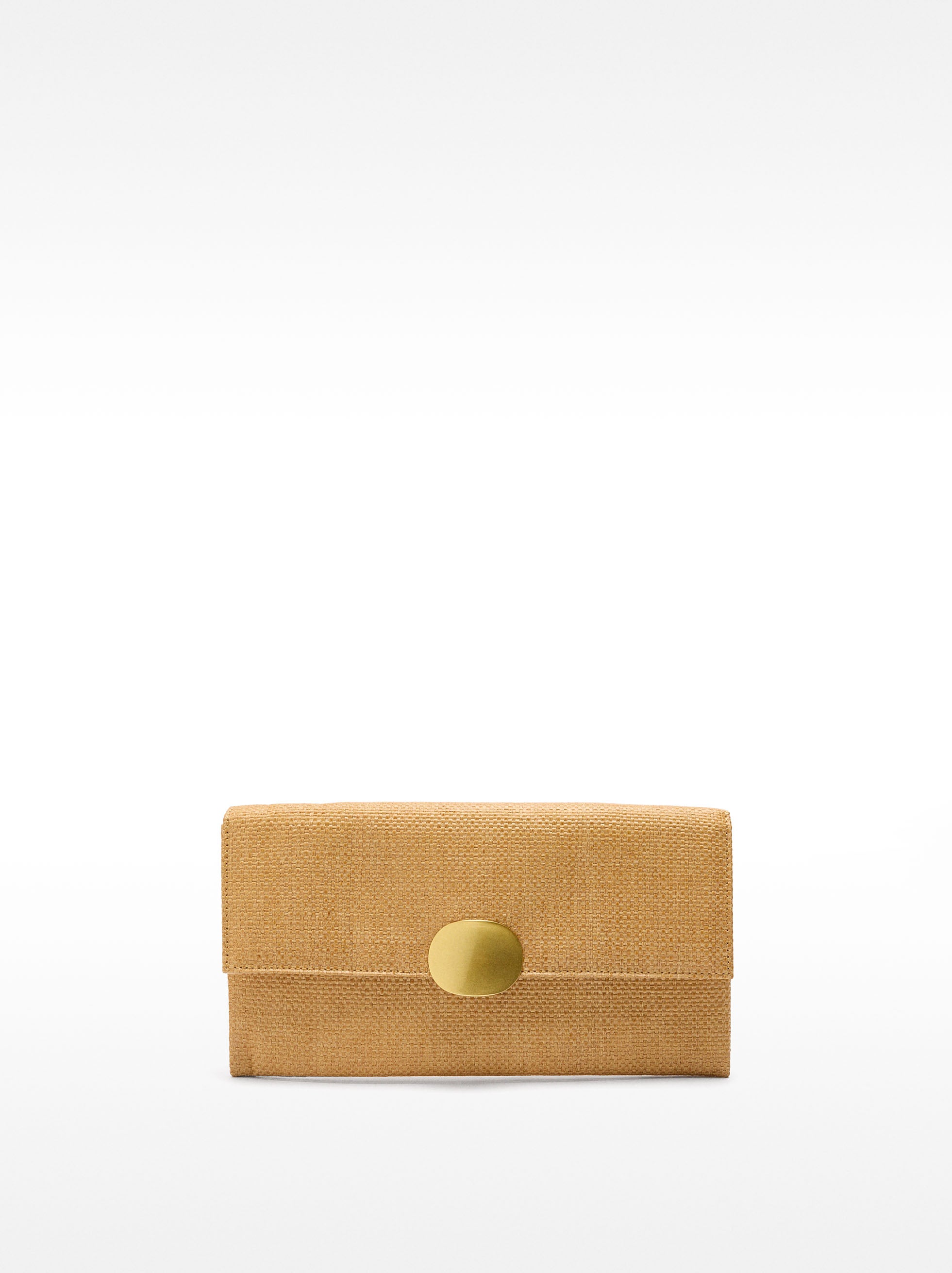 Bolso De Fiesta Tipo Sobre Efecto Rafia