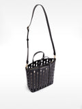 Cartera Tote Perforado Con Cartera Removible