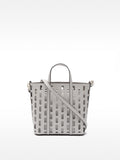 Cartera Tote Perforado Con Cartera Removible