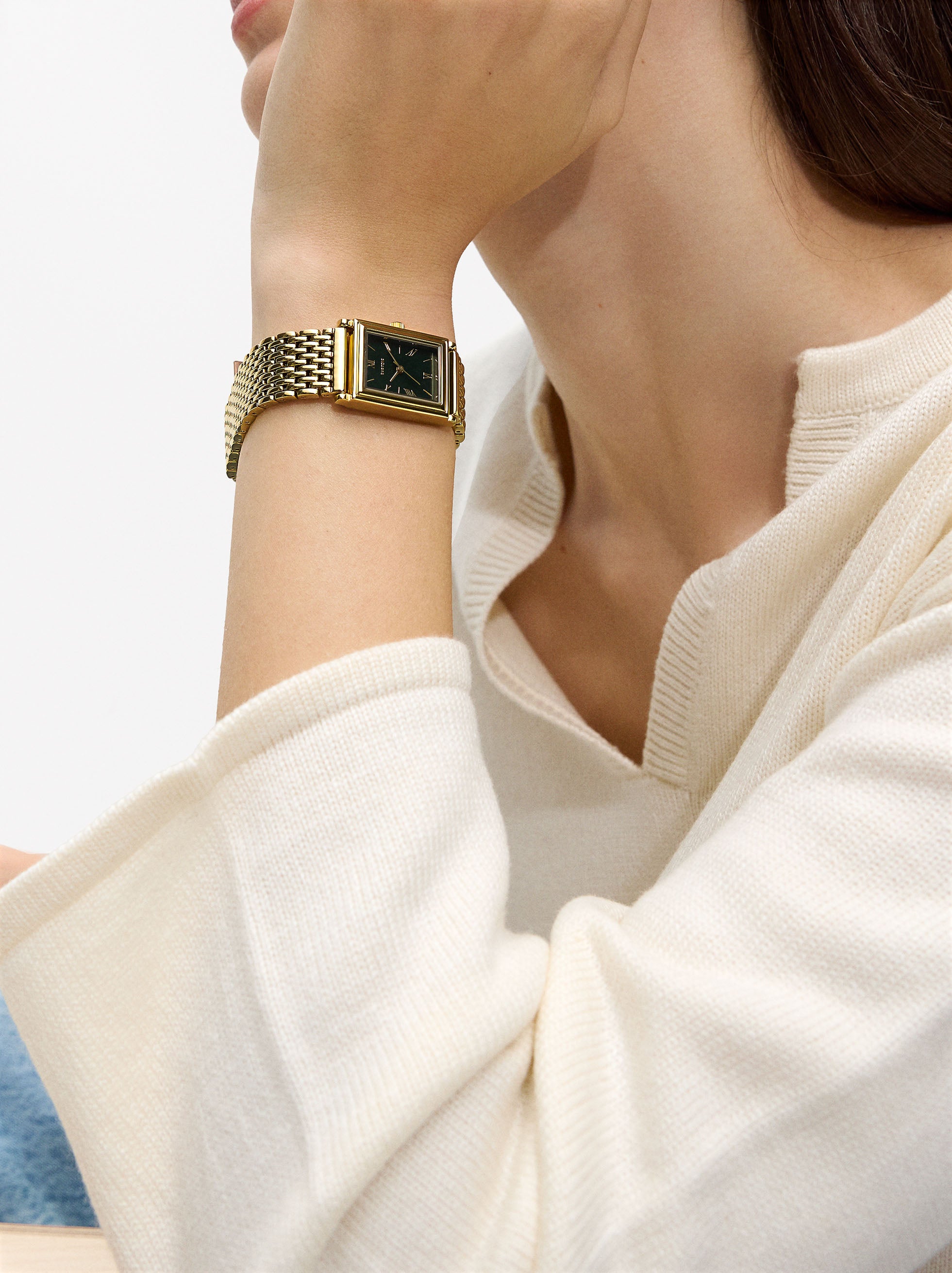 Reloj De Pulsera De Acero Inoxidable