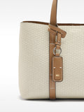 Cartera Tote Con Textura