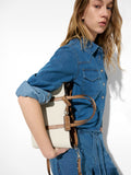 Cartera Tote Con Textura